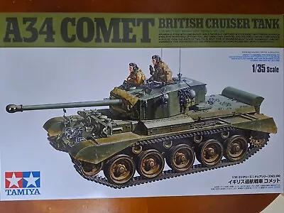 Tamiya A34 Comet British Cruiser Tank Military Model Kit 35380 Scale 1:35 • £35