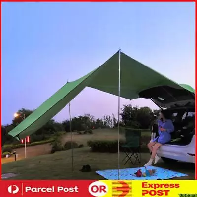 Camping Side Car Roof Top Tent Anti-UV Car Tent Sun-proof Waterproof For Car SUV • $53.99