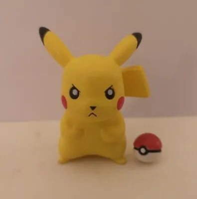 £2.50 • Buy Pikachu Figure Pokemon 2015 With Poke Ball, Tomy, Nintendo, Mini Figure 