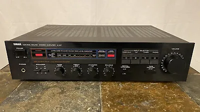 Vintage Yamaha A-27 Natural Sound Stereo Amplifier 1985 - 2 Channel 200 W *READ* • $39.95