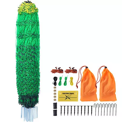 VEVOR Electric Netting Fence Kit Sheep Fencing 50 H X 164'L With Posts Spikes • $138.69