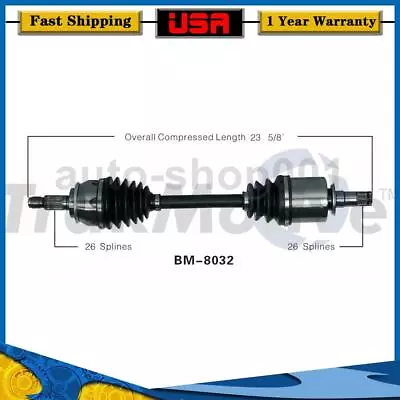 Front Left CV Axle Joint Shaft For Mini Cooper 1.6L 2008 2007 2006 2005 • $81.25