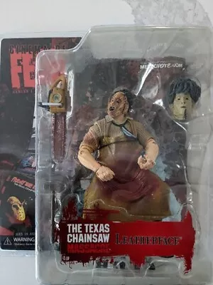 Leatherface Figure Texas Chainsaw Massacre Cinema Of Fear Series 1 Mezco NEW • $79.95