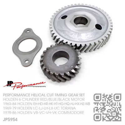 Jp5954 Jp Alloy Timing Gear 6 Cyl 149-161-179-186-x2 Red Motor [holden Eh-hd-hr] • $188.50