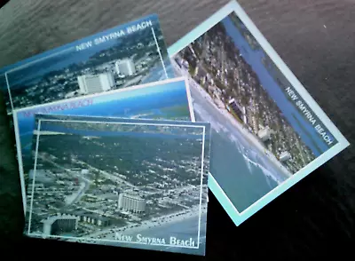 New Smyrna Beach Fl  Lot Of 4 Retro Postcards • $12