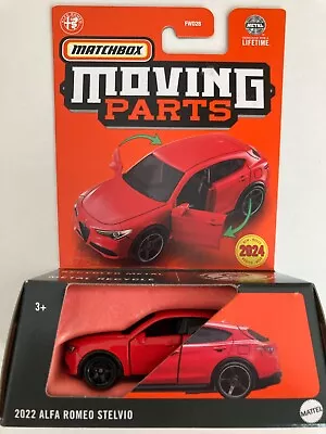 Matchbox - Moving Parts - Alfa Romeo Stelvio - 1/64 - Opening Parts - Mint & New • £7.98