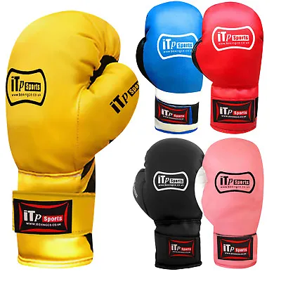 £9.49 • Buy Junior Boxing Gloves Kids Sparring Training Gloves Punchbag Gloves 4,6,8 OZ