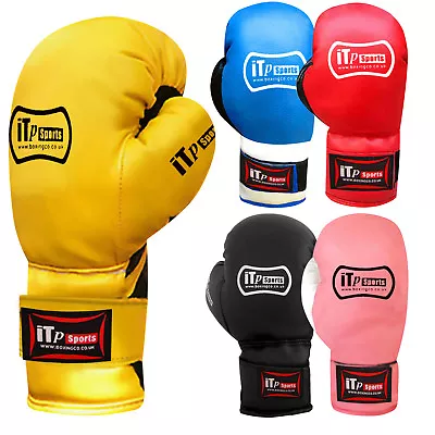 Junior Boxing Gloves Kids Sparring Training Gloves Punchbag Gloves 468 OZ • £9.99