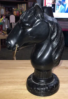 £74.52 • Buy Elegant Antique Standing Ashtray - Metallic Horse Bust Only.  10” Tall. Beauty! 