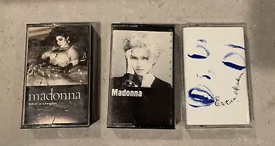 Lot 3 Madonna Cassette Tapes Like A Prayer Erotica Madonna • $14.99