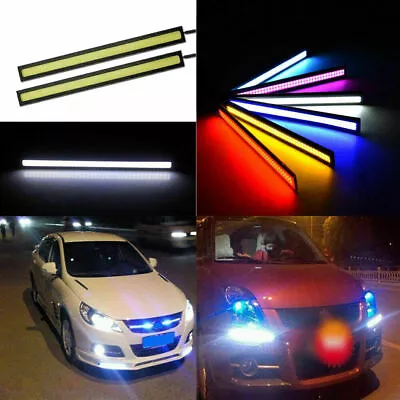 2Pcs 12V LED Car Interior Strip Lights Bar Lamp Car Van Caravan Boat Home UK • £2.89