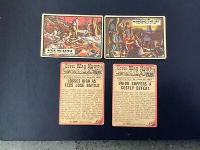 ABC Gum Trading Cards Civil War News-Select The Cards You Require • £1.25