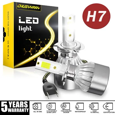 2X H7 Headlight White Kit LED Bulb Light For MERCEDES E W211 W210 W124 W212 • $19.98