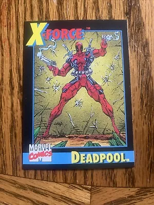 1991 Impel Marvel Deadpool Rookie Card RC #3 | X-Force Promo RARE • $3.25