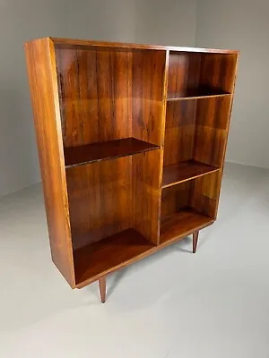 EB5639 Danish Rosewood Bookcase Vintage Mid Century 1960s Retro Omann Jun. • £350