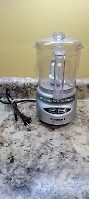 Cuisinart Mini Prep Plus 4-Cup Capacity Food Processor *TESTED* Works Great • $20