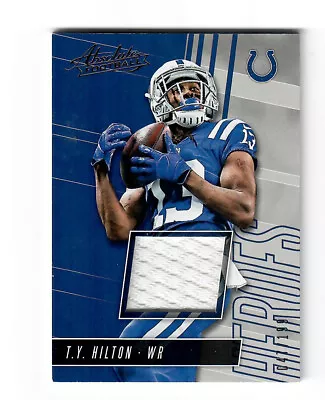 T.y. Hilton 2018 Absolute   Heroes   Game Jersey /199 $20.00 Indianapolis Colts • $0.99