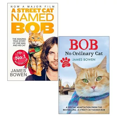 James Bowen Bob Cats Collection 2 Books Set Paperback NEW • £10.49