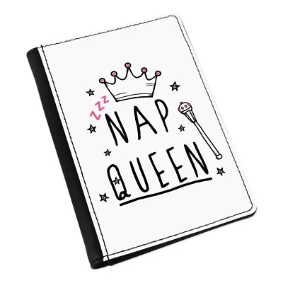 £16.99 • Buy Nap Queen Passport Holder Cover Case Wallet - Funny Girly Girls