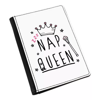 £16.99 • Buy Nap Queen Passport Holder Cover Case Wallet - Funny Girly Girls