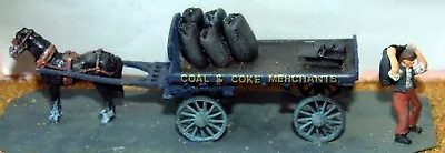 Horse Drawn Coal Cart G3 UNPAINTED OO Scale Langley Models Kit 1/76 Horse Drawn • £27.31