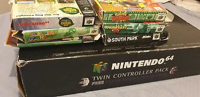 Nintendo 64 Twin Controller Boxed With Inserts Console And Boxed Games • $1600