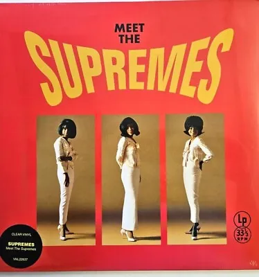 The Supremes Meet The Supremes LP Album Reissue Remastered Clear Vinyl Record • $23.59