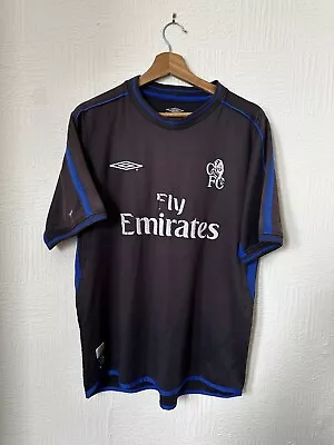 Original Chelsea F.C 2002/03/04 Away Football Shirt Umbro Size Large • £20