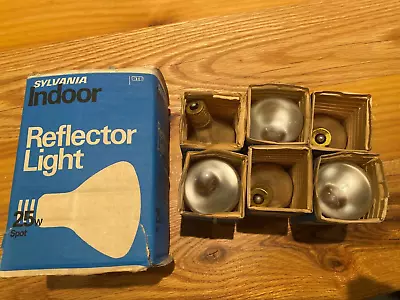 GTE SYLVANIA  25r14n Bulb 25w Small Indoor Reflector Spot- TOTAL BOX OF 60 BULBS • $100