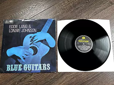 Eddie Lang And Lonnie Johnson  LP   Blue Guitars  ©  1967  /  Mono /  PCM 7019 • £20.47