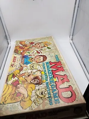 Vintage 1979  The MAD Magazine Board Game  By Parker Brothers - Incomplete  • $25.79