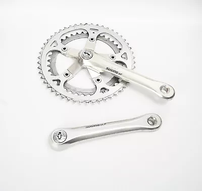 Vintage SUGINO GP/GLP Double Crankset W 50/40T Chainrings 170mm Road Bike Cranks • $59