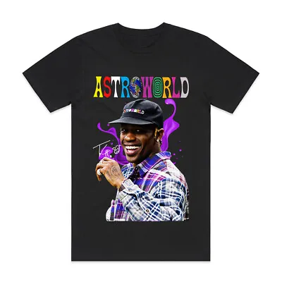 Custom T Shirt Travis Scott Music Hip Hop R&b Vintage Tee Artist Pop • $39.99