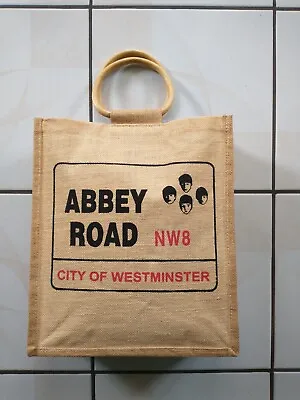 Mother Earth TOTE BAG THE BEATLES Abbey Road Mw8 City Of Westminster Tan Canvas • £57