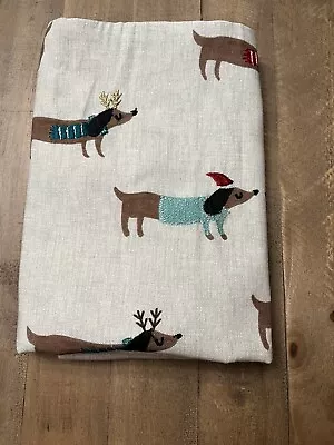 West Elm Meri Meri Winter Dachshund Dog Pillow Cover • $29