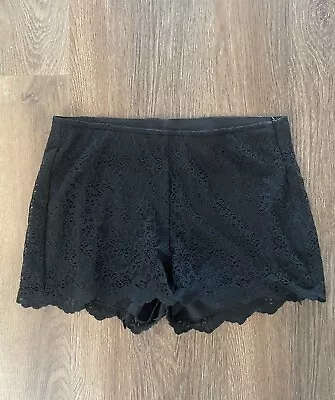 Zara Black Lace Shorts Small • $18