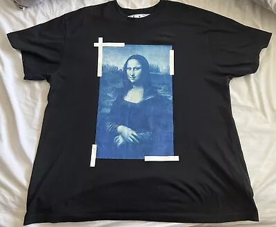 Off-White Monalisa Oversize Fit Black/Blue • $400