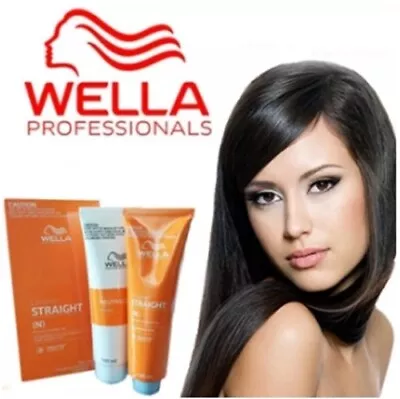 Set New Packing Wellastrate Wella Straight Hair Straightening Cream Intense N  • $25