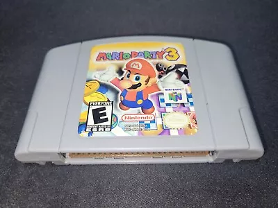 Mario Party 3 Nintendo 64 N64 Authentic EXMT Condition Game Cartridge • $167.43