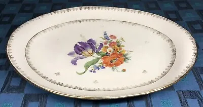 Antique Dish Oval Porcelain Delicate Limoges Signed T.H.Theodore Haviland • $38.81