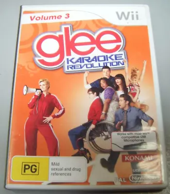 Nintendo Wii Game - Glee Karaoke Revolution: Volume 3 • $9.99