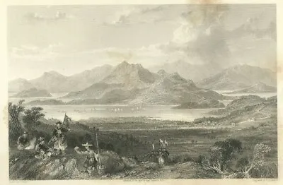 Antique Print China Chusan Vale Of Ting-hai Sketched Stoddart C1843 By T Allom • $15.54