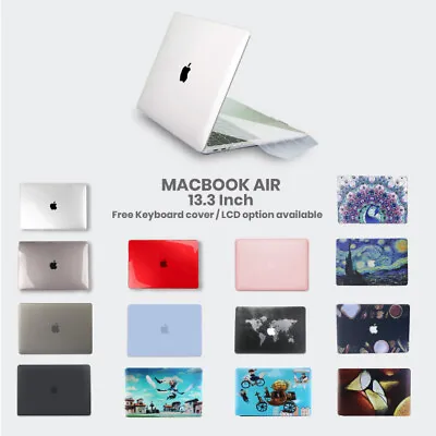 $14.69 • Buy Macbook Air 13 Inch Hard Case Shell + Keyboard Cover Model A1466 Apple Casing