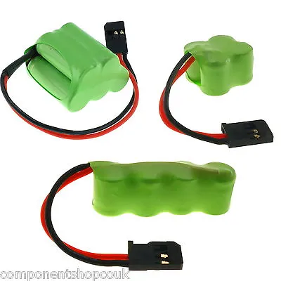 £5.25 • Buy 4.8v 6v 120-400mAh Vapex Miniature Receiver Rechargeable Ni-MH RX Battery Pack