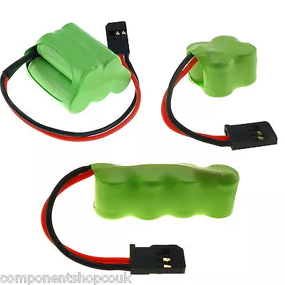 £5.25 • Buy 4.8v 6v 120-400mAh Vapex Miniature Receiver Rechargeable Ni-MH RX Battery Pack