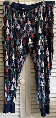 Hanna Anderson Pajama Pants Women’s  Christmas Trees XXL Organic Cotton • $20