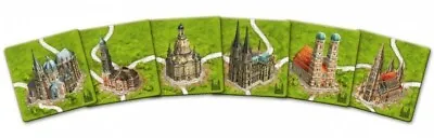 CARCASSONNE German Cathedrals Mini Expansion Board Game (Kathedralen Deutschland • $47.50