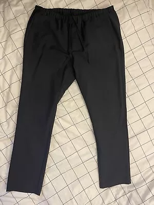 Acne Studios Ari Wool Navy Trousers 52 XL  • £30