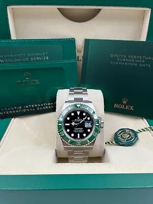 Rolex Submariner Date Kermit 41mm MKII Bezel 126610LV Pre-Owned 2023 • $15445