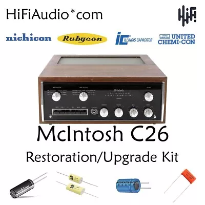 McIntosh C26 FULL Restoration Recap Repair Service Rebuild Kit Capacitor • $155